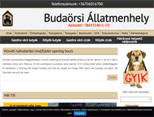 Tablet Screenshot of budaorsiallatmenhely.hu